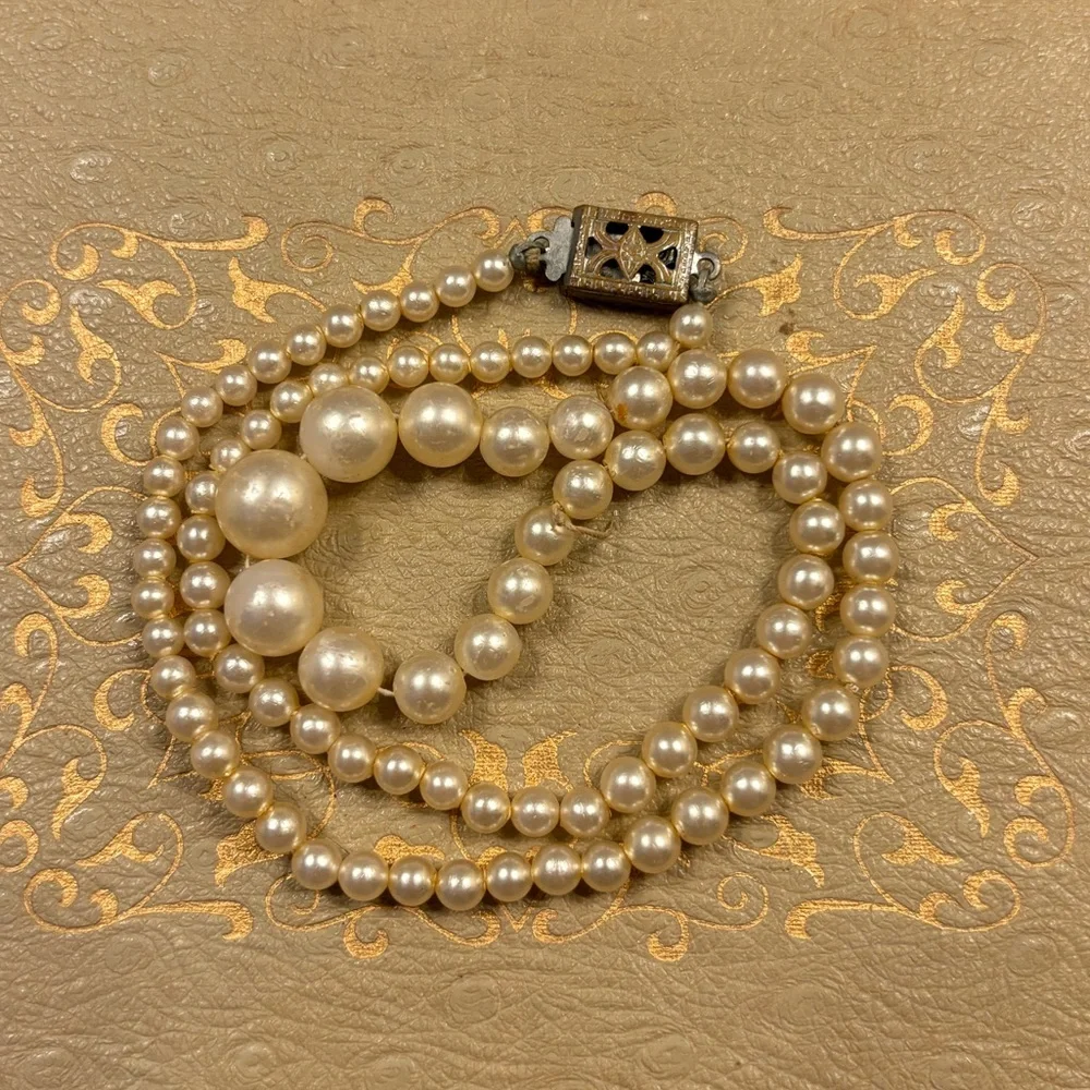 Vintage pearl necklace - Picture 1 of 2